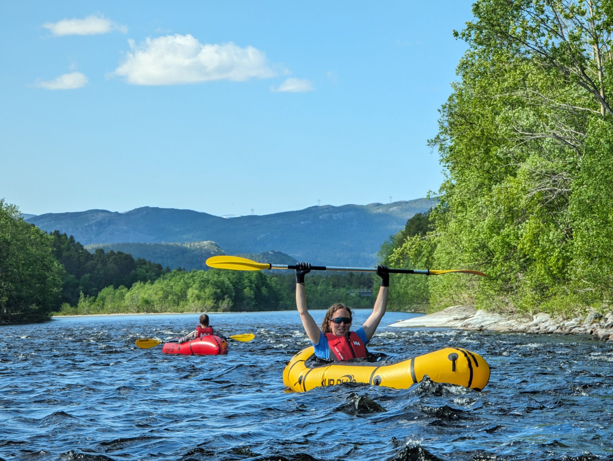 Packrafting the Alta river. Photo: Sorrisniva